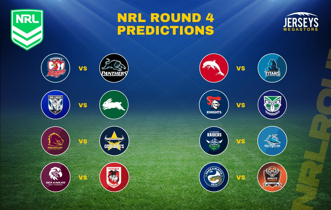 NRL Predictions & Tips - Round 4 2024