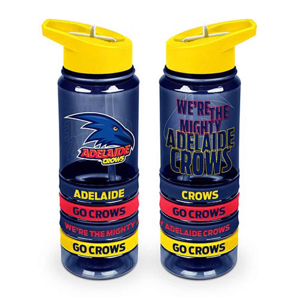 Adelaide Crows Tritan Bottle with Bands