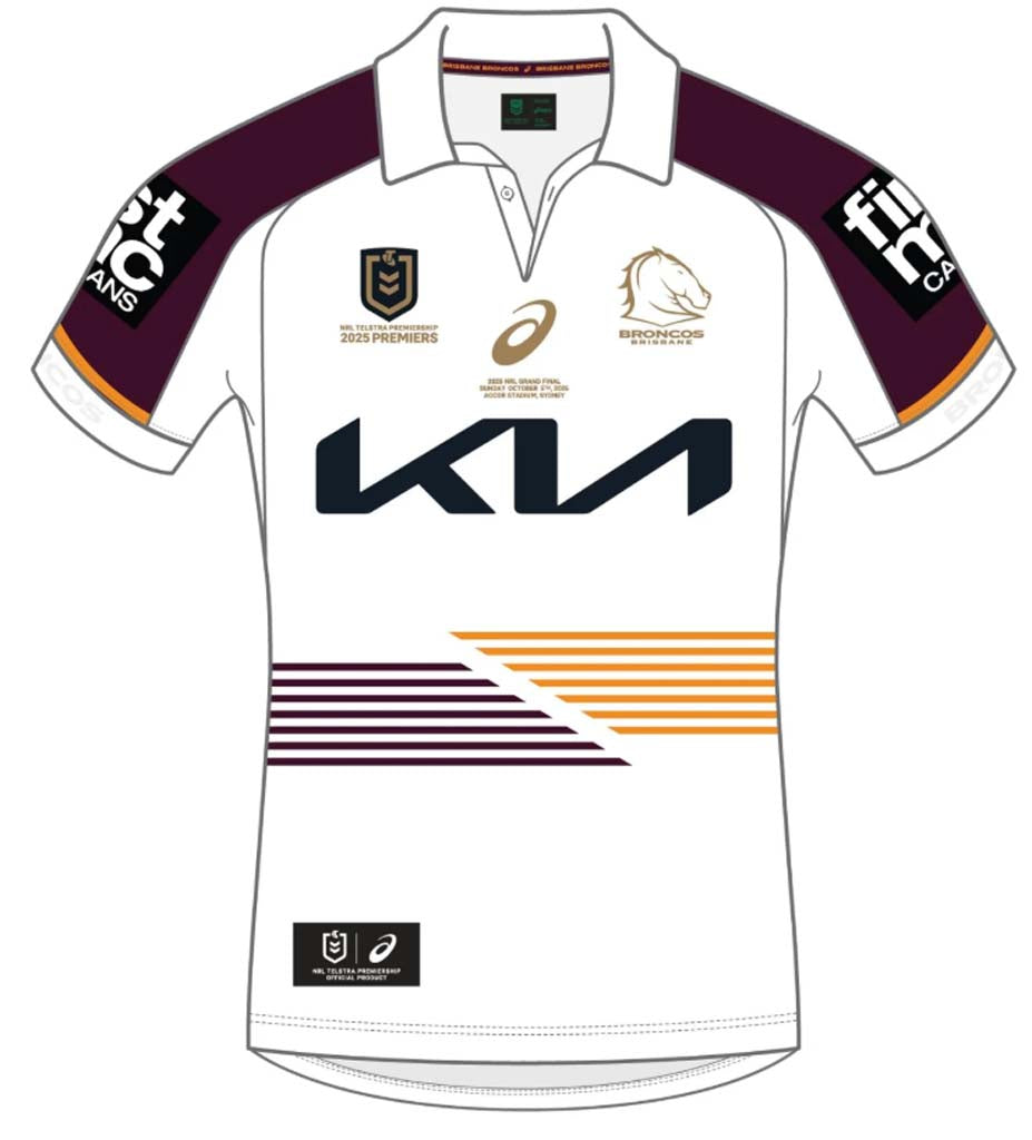 Brisbane Broncos 2025 Premiers Jersey Adult – Jerseys Megastore