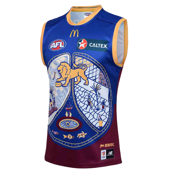 Brisbane Lions 2024 Indigenous Guernsey Youth