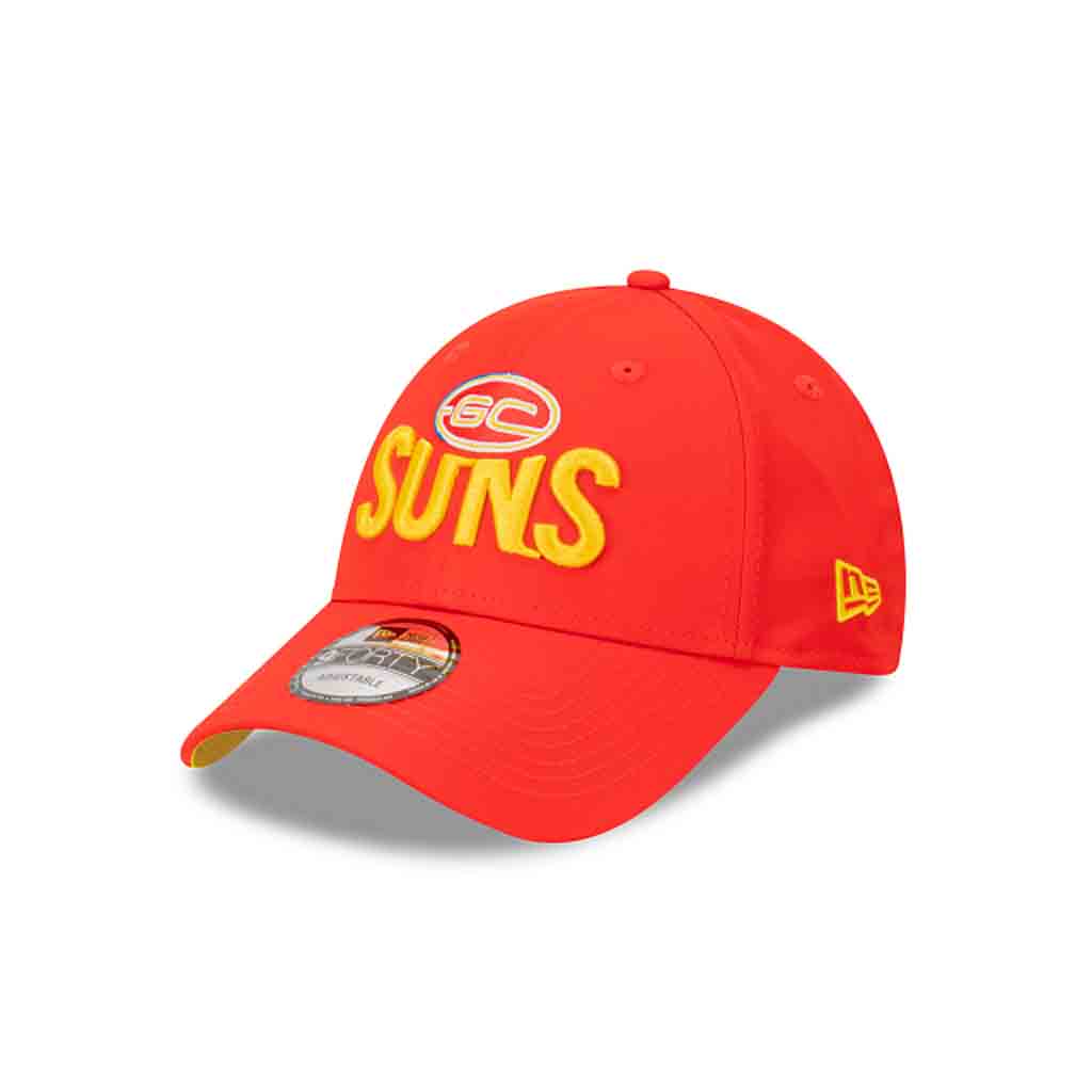 Gold Coast Suns 2024 9Forty Official Team Colours Cloth Strap Cap