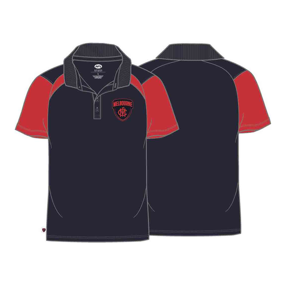 Melbourne Demons Performance Polo Adult