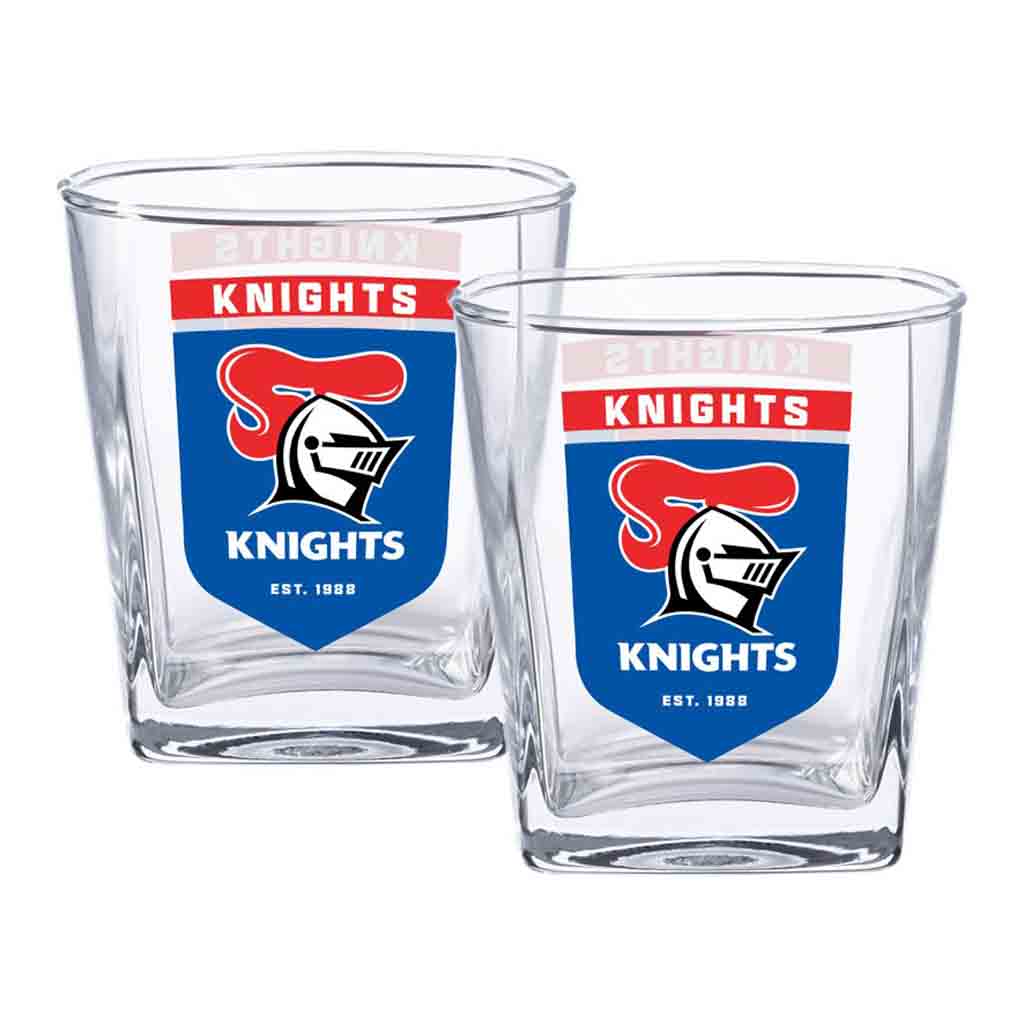 Newcastle Knights 2-Pack Spirit Glasses