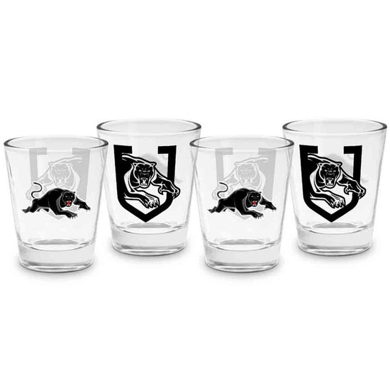 Penrith Panthers 4-Pack Shot Glasses
