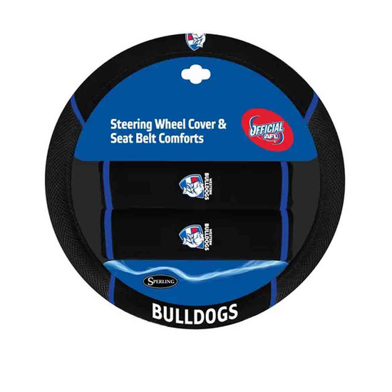 Western Bulldogs Steering Wheel Cover
