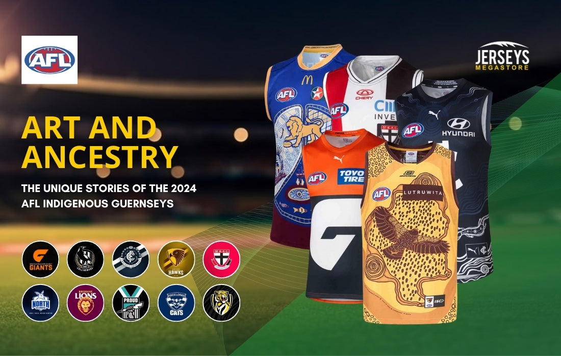 Art and Ancestry: The Unique Stories of the 2024 AFL Indigenous Guernseys