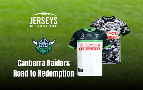 Canberra Raiders celebrating during the 2026 NRL season