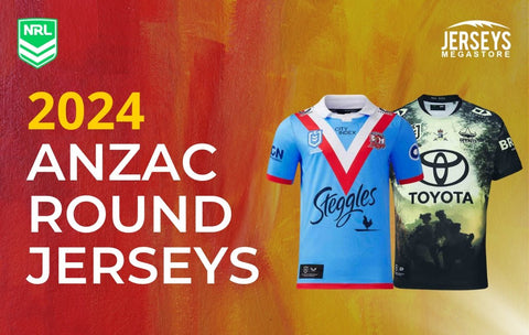 Honouring Sacrifice: A Look at the 2024 NRL ANZAC Day Jerseys - Jerseys Megastore