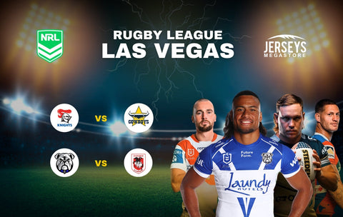 NRL Las Vegas 2026 Round 1 preview featuring Newcastle Knights v North Queensland Cowboys at Allegiant Stadium