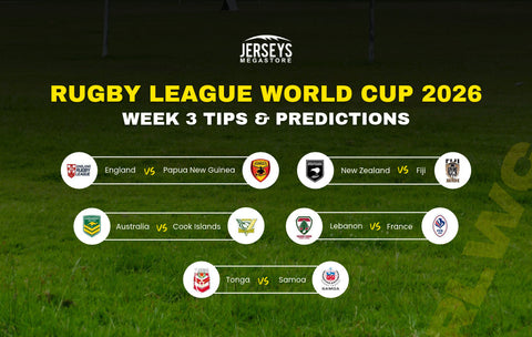 Rugby League World Cup 2026 Week 3 tips and predictions featuring Tonga v Samoa