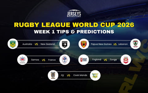 Rugby League World Cup 2026 Week 1 tips and predictions