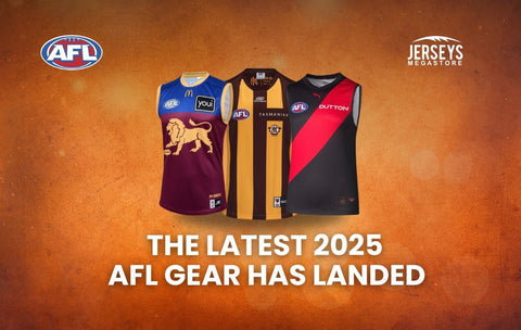 The Latest 2025 AFL Gear Has Landed – Get Yours Now at Jerseys Megastore! - Jerseys Megastore
