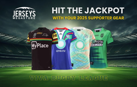 Viva Rugby League: Hit the Jackpot with Your 2025 Supporter Gear - Jerseys Megastore