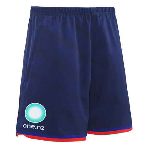 New Zealand Warriors 2025 Alternate Gym Shorts Youth Navy