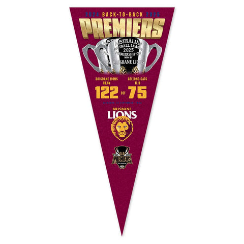 Brisbane Lions 2025 Premiers Pennant PH1