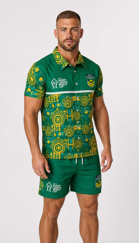 Australia RLWC 2026 Hawaiian Shirt Adult