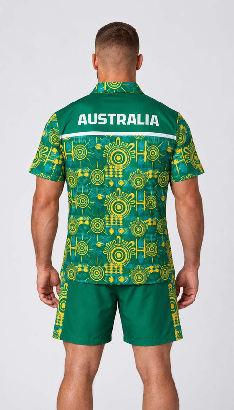 Australia RLWC 2026 Hawaiian Shirt Adult