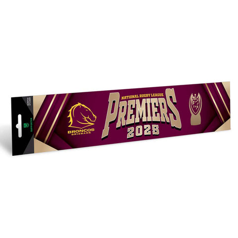 Brisbane Broncos 2025 Premiers Bumper Sticker PH1