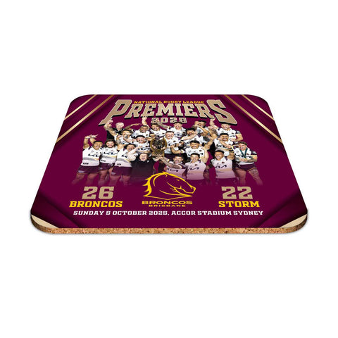 Brisbane Broncos 2025 Premiers Coasters PH2