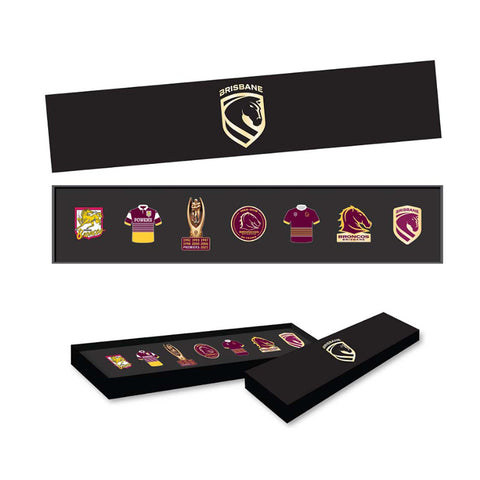 Brisbane Broncos Logo Pin Set