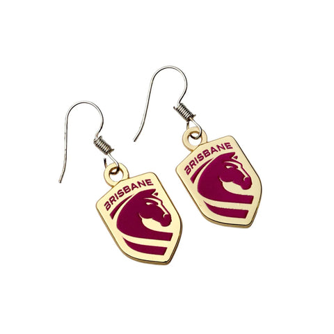 Brisbane Broncos New Logo Earrings
