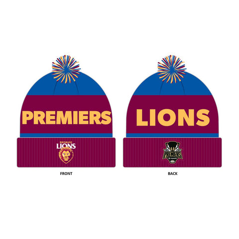 Brisbane Lions 2025 Premiers Beanie