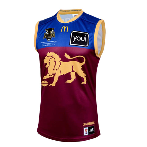 Brisbane Lions 2025 Premiers Guernsey Adult