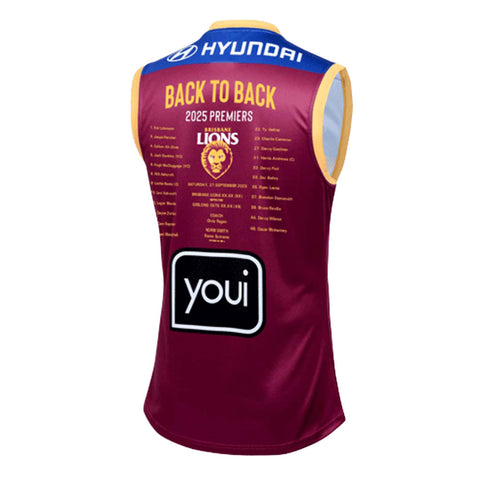 Brisbane Lions 2025 Premiers Guernsey Youth