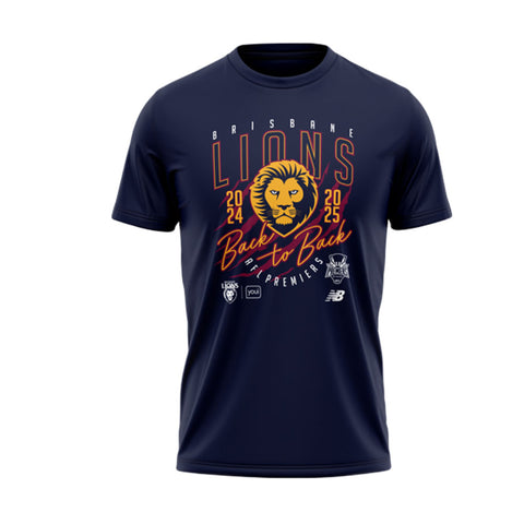 Brisbane Lions 2025 Premiers Tee Adult