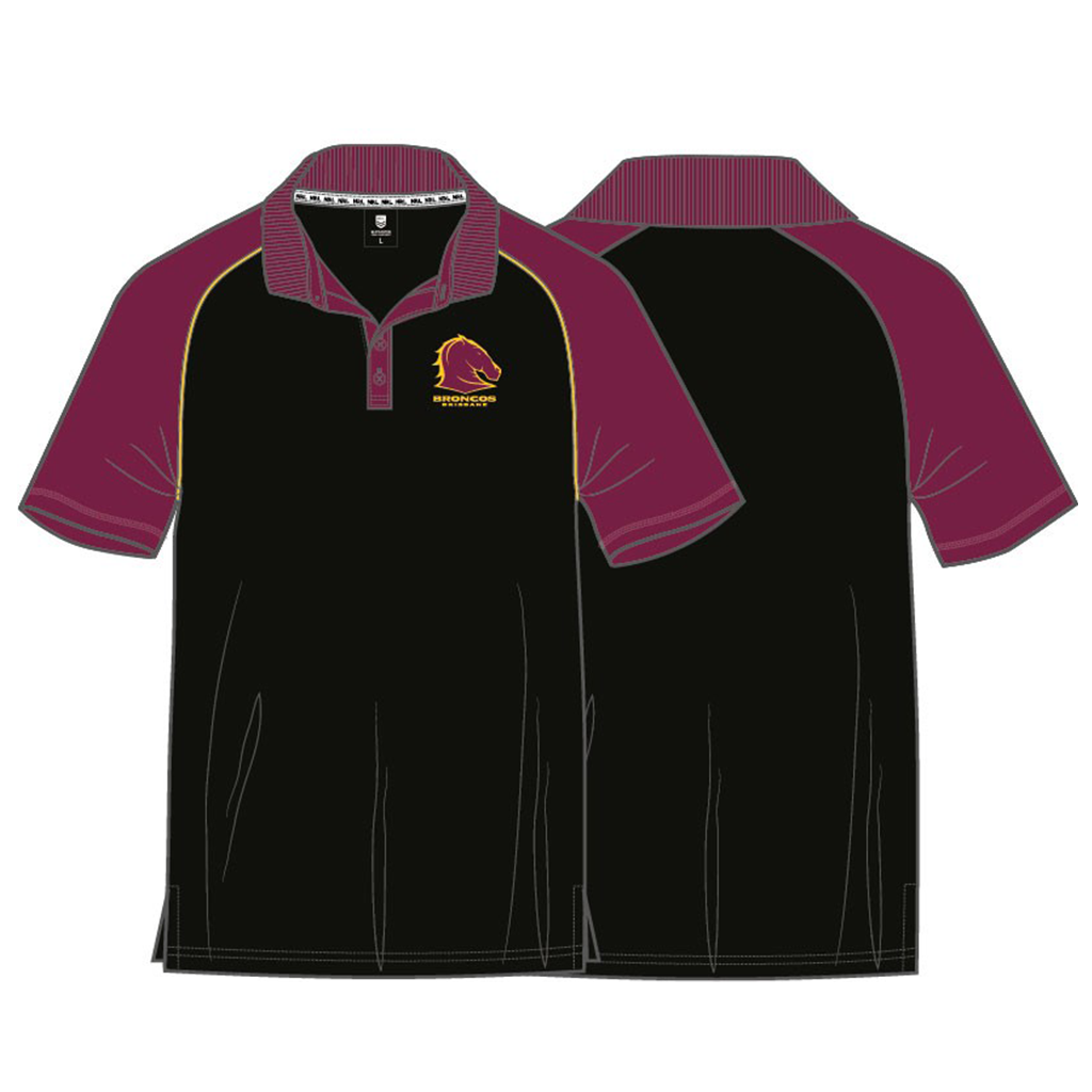 Load image into Gallery viewer, Brisbane Broncos 2024 Performance Polo Adult
