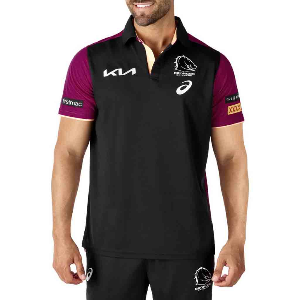 Brisbane Broncos 2024 Team Polo Adult