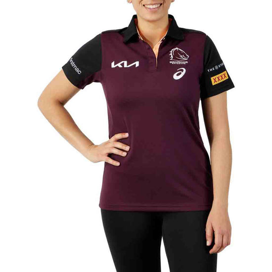 Brisbane Broncos 2024 Training Polo Ladies