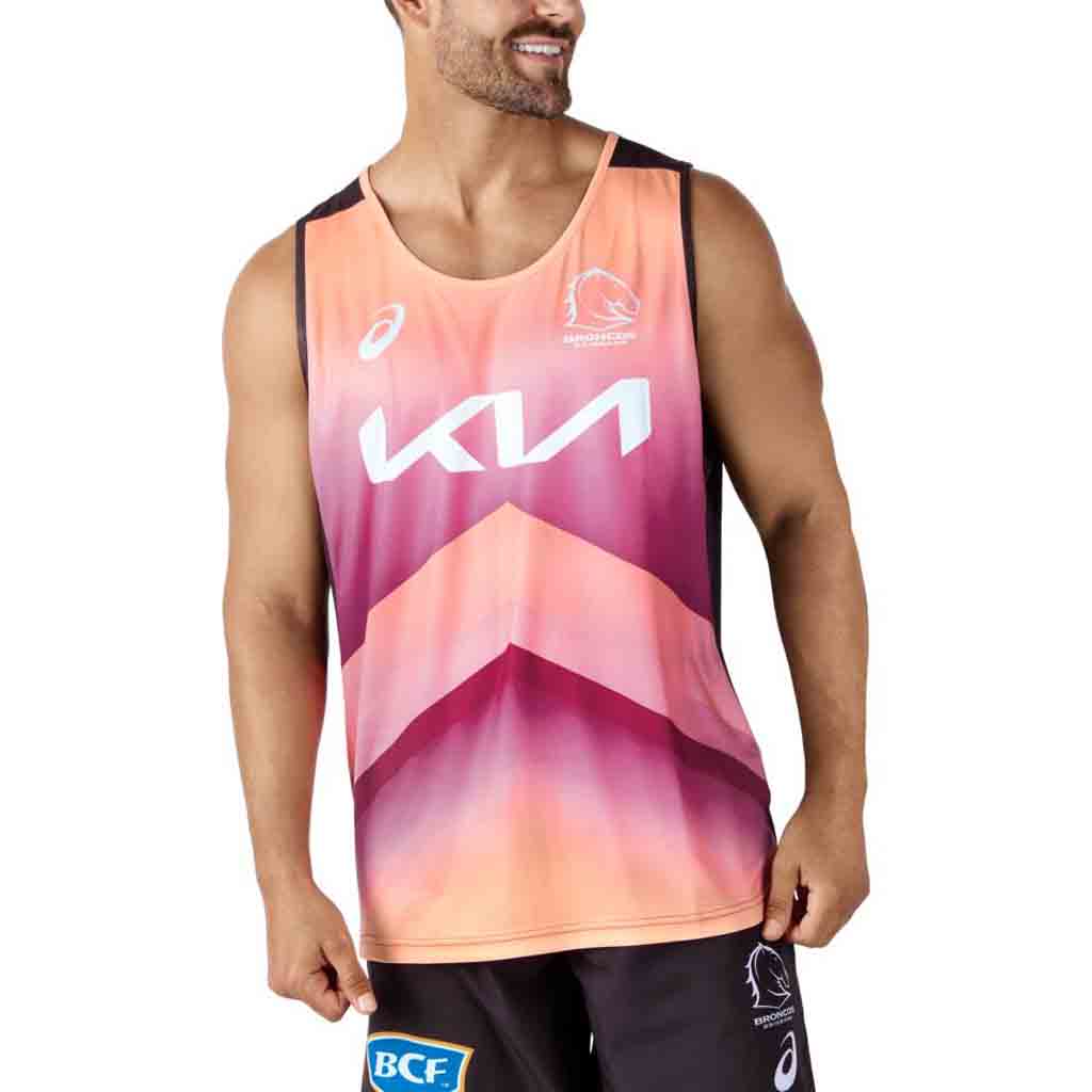 Brisbane Broncos 2024 Training Singlet Adult