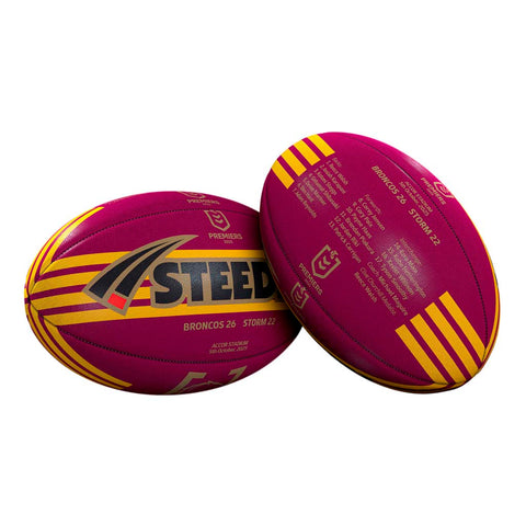 Brisbane Broncos 2025 Premiers Ball Size 5 - Pre Sale