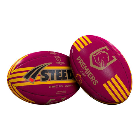 Brisbane Broncos 2025 Premiers Ball Size 5 - Pre Sale