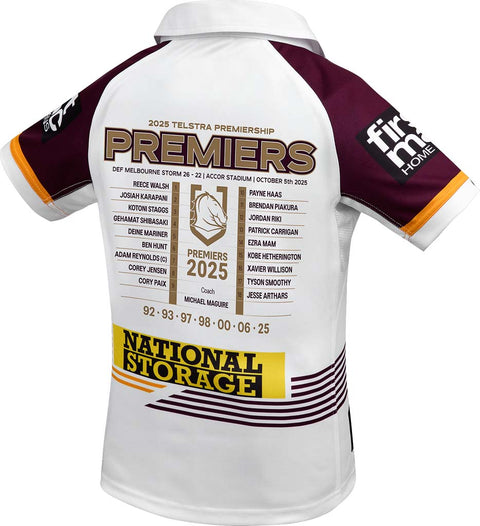 Brisbane Broncos 2025 Premiers Jersey Youth - Pre Sale