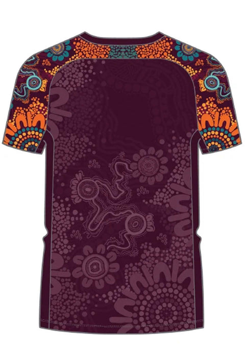 Brisbane Broncos 2026 Indigenous Run Out Tee Youth