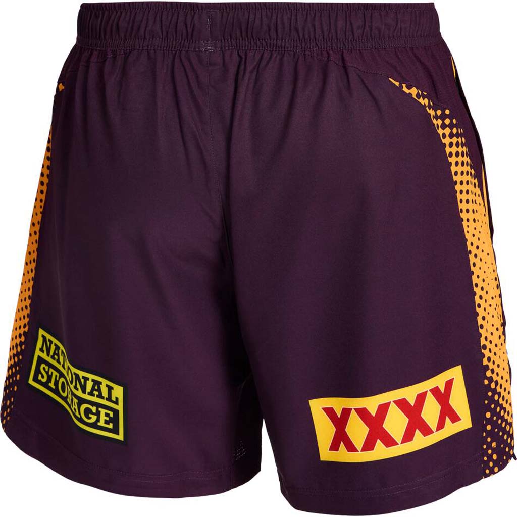 Brisbane Broncos 2026 Training Shorts Adult – Jerseys Megastore