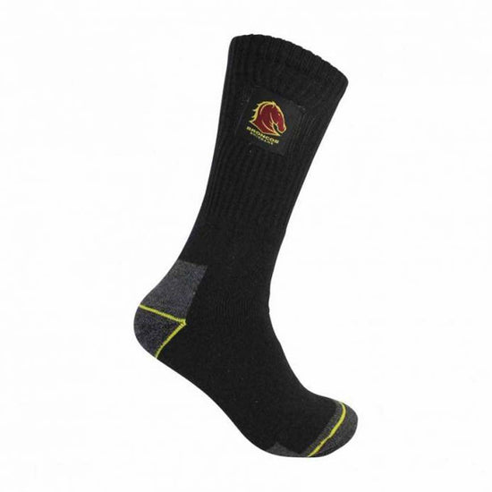 Brisbane Broncos Mens Work Socks