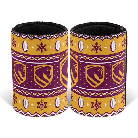 Brisbane Broncos Christmas Can Cooler