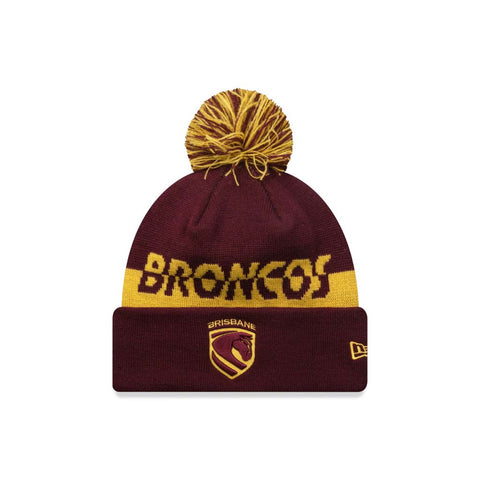 Brisbane Broncos Split Script Beanie