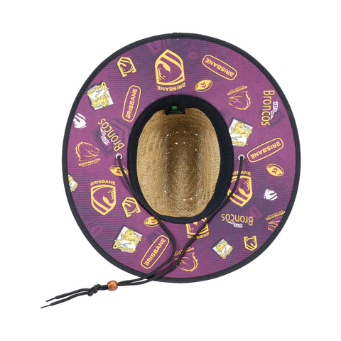 Brisbane Broncos Straw Hat