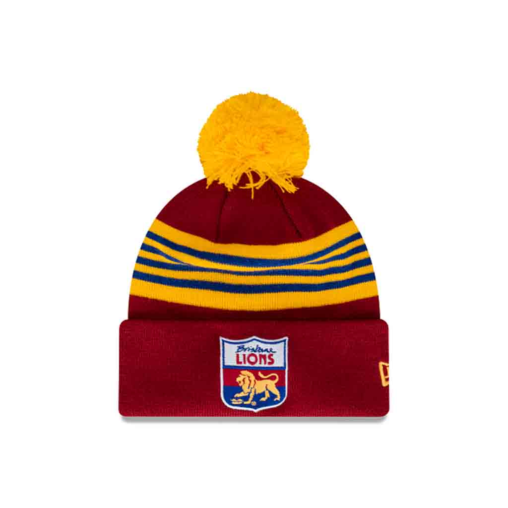 Brisbane Lions 2024 Retro Official Team Colours Beanie – Jerseys Megastore
