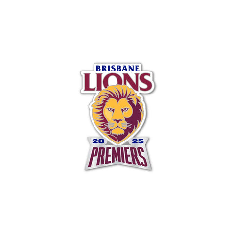 Brisbane Lions 2025 Premiers Logo Pin