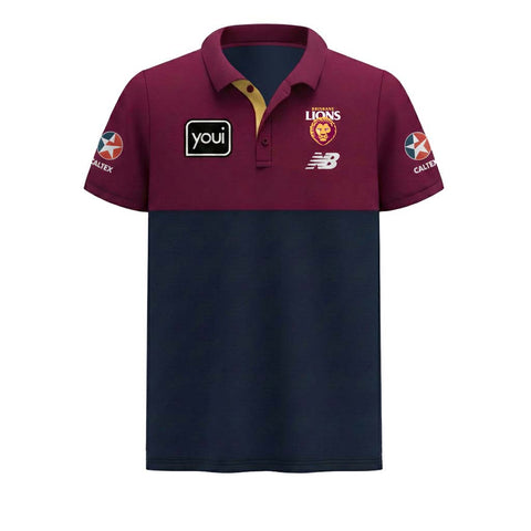 Brisbane Lions 2026 Media Polo Adult
