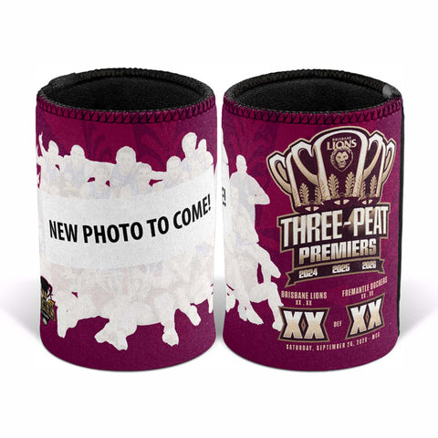 PRE ORDER: Brisbane Lions 2026 Premiers Can Cooler PH2