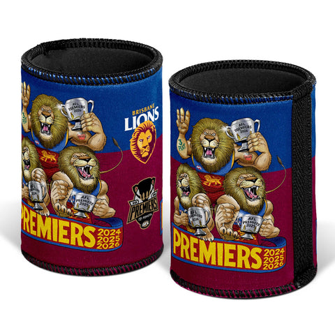 PRE ORDER: Brisbane Lions 2026 Premiers Can Cooler PH1