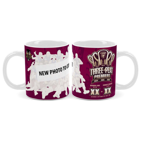 PRE ORDER: Brisbane Lions 2026 Premiers Mug PH2
