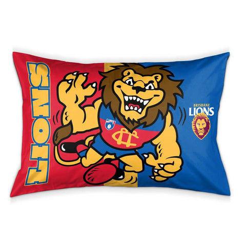 Brisbane Lions Single Pillow Case