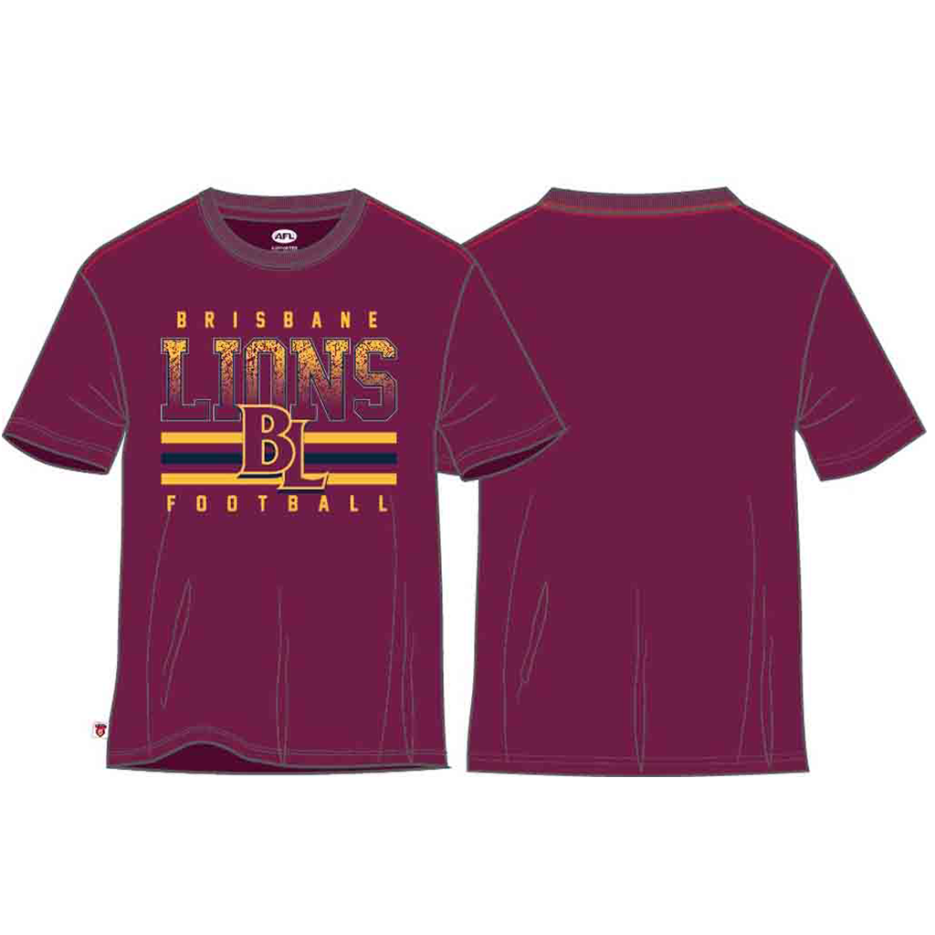 Brisbane Lions Sketch Tee Youth